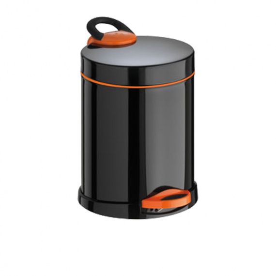 Кош за баня 5 литра Opera Black/Orange