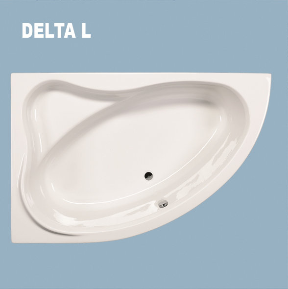 Ъглова вана DELTA 150x100см
