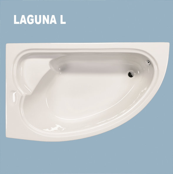 Ъглова вана LAGUNA 165x98см