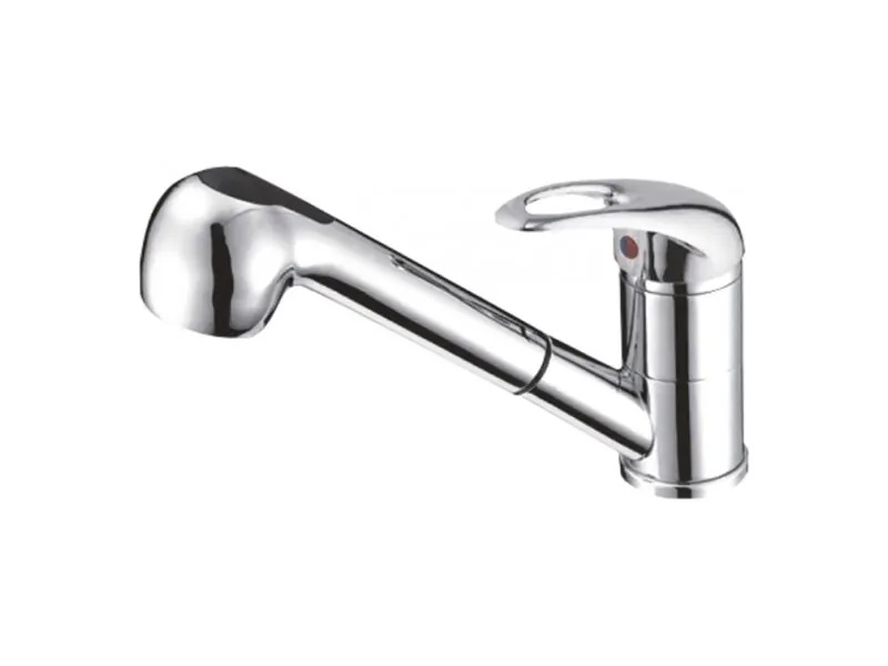 Батерия за кухня Оливия ICF 7183030C с изтеглящ се чучур