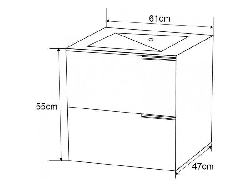Конзолен шкаф ICP 5953B Исла