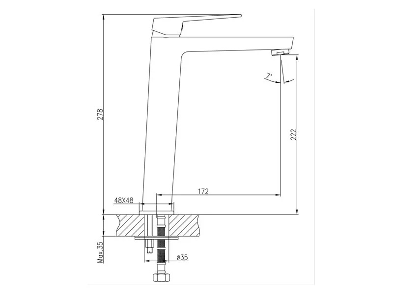 Смесител за баня Елинор ICF 1418191B - Inter Ceramic