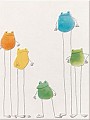 Quaaak Decor 5 Frogs